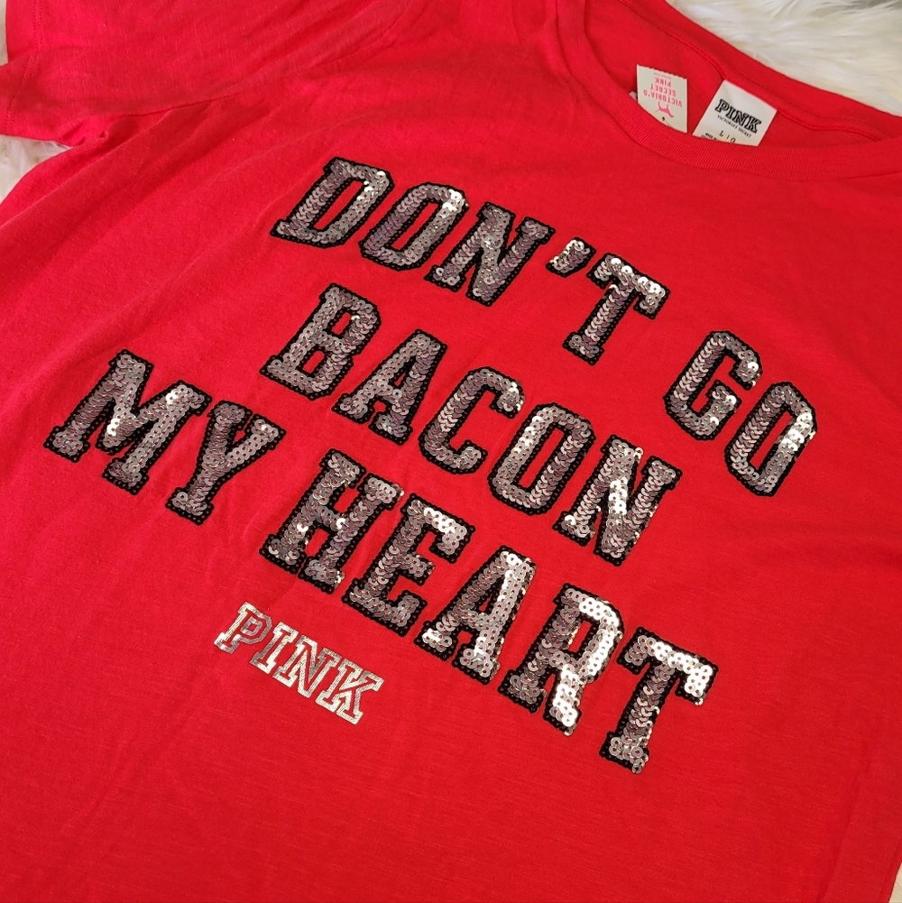 Victoria's Secret PINK Bacon Tshirt